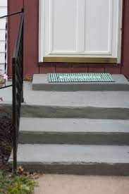 Patching Concrete Steps Our Front Step Transformation Small Stuff Counts Painted Concrete Steps Concrete Steps Concrete Front Steps