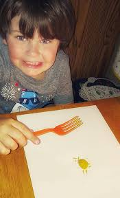 Jase's simple fork painted dandelion 🌼