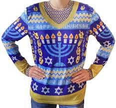 Hanukkah is here, so get ready to sport one of these seasonal sweaters as you spin the dreidel. Ugly Hanukkah Sweater And All The Holiday News That Isn T 2014 Whad Ya Know