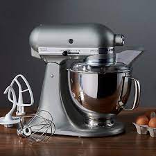 Knead bread dough, whip eggs or cream, or make your own fresh pasta anytime with the iconic kitchenaid stand mixer. Kitchenaid Ksm150psmc Artisan Stand Mixer Reviews Crate And Barrel
