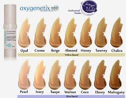 corrector makeup oxygenetix foundation colors