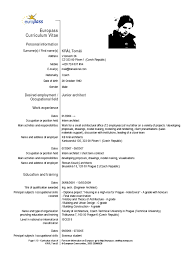 You need to write a curriculum vitae for job applications, but where do you start? Europass Cv Example Students Pdf