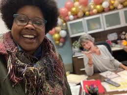 A few years ago, my Secret Santa gifted me this beautiful scarf and every  Fall, I pull it out. Thank you Ms. Chris!💕