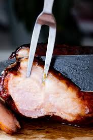 Sticky Apricot Baked Ham Simply Delicious