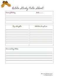 Free bible study guides pdf. Bible Study Note Sheets Free Printable Say It With Simplicity