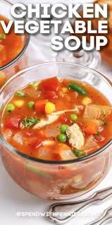 Perfect For Chilly Nights Or Lazy Afternoons Chicken Vegetable Soup Is Fresh And Flavorfu In 2020 Vegetable Soup With Chicken Homemade Chicken Vegetable Soup Veg Soup