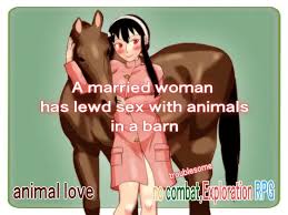 ENG] A married woman has lewd sex with animals in a barn (RJ01368865) -  Ryuugames