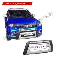 Autoglam is an exclusive online car accessories & bike accessories store.we provide wide range of products like projector headlights, led taillights, drl. Maruti Suzuki Breeza Brezza Bumper Applique Agmb633ba Autoglam