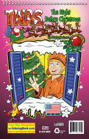 Spongebob christmas coloring pages book free books for kids in bulk online remarkable. Twas The Night Before Christmas Wholesale Coloring Books