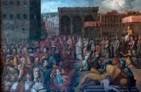 Vasari Pope Leo X Medici Hall Palazzo Vecchio Florence Italy