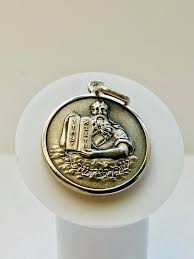 Moses 22mm Pendant. Sterling Silver