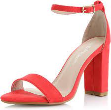 #tumblrize #ankle strap heels #fashion blogger #grandmother's lace top #how to wear denim shorts #luichiny shoes #nyc fashion blogger #red platforms #sugar lips apparel. Amazon Com Dailyshoes Women S Women S Chunky Heel Sandal Open Toe Wedding Pumps With Buckle Ankle Strap Party Evening Shoes Heeled Sandals