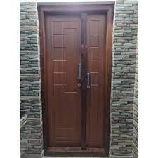 All solid core doors are 1 3/4 thick as opposed to interior doors which will be 1 3/8th thick. Designer Wooden Double Door Size 6 X 3 Feet Rs 650 Square Feet Doors Frames Id 22403152073