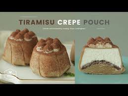Learn How To Make This Wonderful Cake Tiramisu Crepe Pouch Recipe Step By Step Even If It Seems Difficult But In The Asian Desserts Dessert Recipes Desserts
