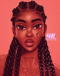 10 Amazing Drawing Hairstyles For Characters Ideas Black Art Painting Black Love Art Black Girl Art