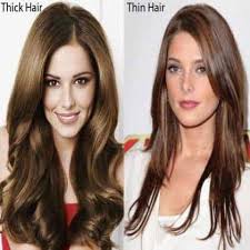 One of the most common ways hairstylists deal with thick hair is by thinning it out. Thick Vs Thin Hair Thickness And Hair Density Hair Theme