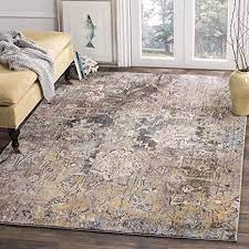 Diese teppiche werden hauptsächlich im indischen dorri gewebt, doch gelegentlich werden sie auch in anderen teilen des landes hergestellt. Safavieh Teppich Polyester 200 X 300 Cm Blau Grau Amazon De Kuche Haushalt Wohnen