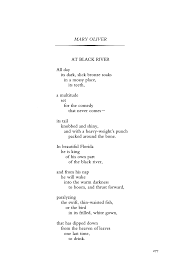 August 2003 Mary Oliver Poems Mary Oliver Poems