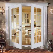 Wooden doors that open outward are also more. Reliabilt 5 Reliabilt French Patio Door Wind Code Approved Steel 15 Lite Insulated Glass White Ou French Doors Exterior French Doors With Screens Patio Doors