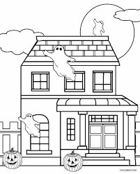 Get hold of these coloring sheets that are full of pictures and involve your kid in painting them. Printable Haunted House Coloring Pages For Kids