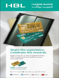 Enjoy amazing discounts on dining, shopping and travelling to make life easier. Hbl Supplementary Gold And Green Flyer Loyalty Program Credit Card