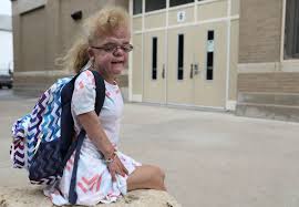 Generally, 8th graders are stronger because they are commonly older and bigger but that is obviously not the case for everyone. Column Don T Let Anyone Bring You Down Dominika Tamley Enters 8th Grade With A Disability And A Philosophy Chicago Tribune
