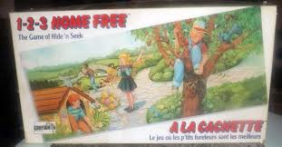 Vintage 1989 1 2 3 Home Free Hide And Seek Board Game Etsy Outdoor Games For Kids Home Free Vintage