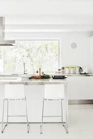 Photo 4 Of 15 In Once Covered In Mold A Midcentury Gem Outside Kitchen Design Open White Modern Kitchen Patterned Kitchen Tiles