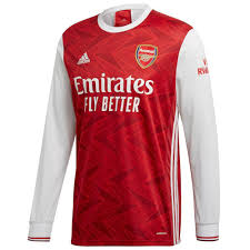 Arsenal official home jersey for the 2020/21 season with custom print on the back. Arsenal Long Sleeve Home Shirt 2020 21 Genuine Adidas