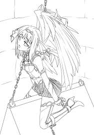 He is shown in some pictures as a character that has wings and can fly. Anime Slave Angel Coloring Page Free Printable Coloring Pages For Kids