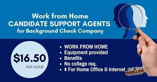 Help With Background Checks 16 50 Hr Funds For Home Office And Internet Work From Home Jobs By Rat Ra In 2021 Work From Home Careers Job Training Dental Coverage