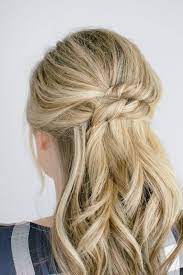 Half Up Half Down Hairstyles Are Simple And Easy To Copy And Apply Whether You Re Looking For Hair Styles Half Up Half Down Hair Bridesmaid Hair Medium Length