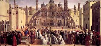 8 Gerome Hali Tuccari 1 Martinus Rorbye Tophane Deki Kilic Ali Pasa Camisi Nin Onundeki Arzuhalci 1837 Tuval Uzerine Yagli Iskenderiye Tablolar Resimler