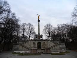 Friedensengel Angel Of Peace This Monument Was Raised To Mark 25 Years Of Peace After The Franco Prussian War 1870 1871 Whic Oberammergau Monument Germany