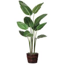 Dalmarko Designs Bird Of Paradise Floor Plant In Basket Birds Of Paradise Plant Artificial Plants And Trees Artificial Plants Indoor