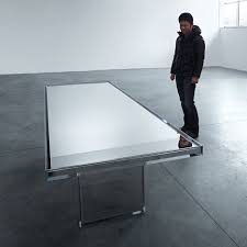 Mirrored Glass Table By Tokujin Yoshioka For Glas Italia Spiegelglas Armlehnstuhl Tischspiegel