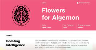Learn vocabulary, terms, and more with flashcards, games, and other study tools. Flowers For Algernon Progress Report 12 Summary Course Hero