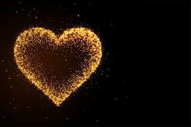 Black And Gold Glitter Background Free Download Glowing Golden Glitter Heart Black Background For Free Glitter Hearts Golden Glitter Iphone Wallpaper Glitter