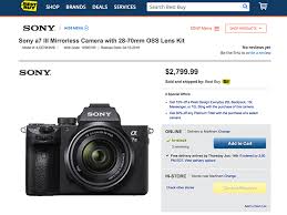 Sony A7iii In Canada Is There Any Stock Sony Alpha Full Frame E Mount Talk Forum Digital Photography Review
