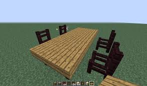 Here are 5 table and chair design ideas to help you improve your minecraft building interiors.have any build design ideas? Detail Table And Chairs A K A My Boredom Got The Best Of Me Minecraft