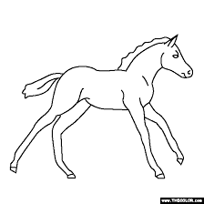 The moods of the horses in these coloring pages may range from being funny and jovial to grand and contemplative. Baby Horse Coloring Page Pony Coloring