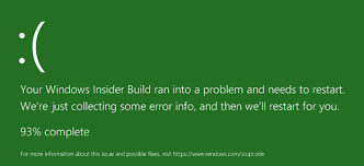 Blue screen error windows 10 wallpaper. Did You Know Windows 10 Has A Green Screen Of Death