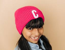 Buy Embroidered Magenta Beanie Online in USA