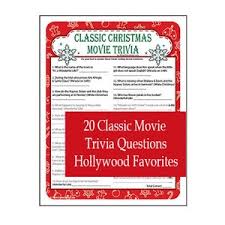 If you enjoyed these fun classic movie trivia questions and answers, be sure to check out the rest of triviarmy for lots more free trivia quizzes, including our … Christmas Movie Trivia Game Printable Christmas Holiday Etsy