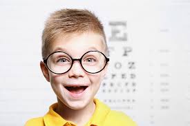 Little boy with spectacles