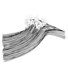 Cume Waves Lines Ink Ocean Draw Drawing Illustration Design Sea Surf In 2021 Surf Drawing Ocean Drawing Surfboard Art