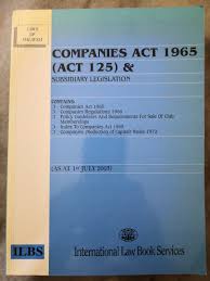 In addition selected subsidiary legislation is also made available. Companies Act 1965 Act 125 Subsidiary Legislation Textbooks On Carousell
