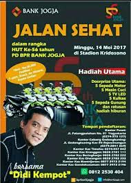 Gambar yang sehat was made by the admin's purpose summed in a sentence, because it's better to share healthier pictures. Peraturan Jalan Sehat Ulang Tahun Ke 56 Pd Bpr Bank Jogja Kompetisi Id