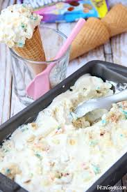 Birthday Cake Flavored Ice Cream Recipe Birthday Cake Crunch Ice Cream Recipe Ice Cream Birthday Cake Birthday Cake Flavors Ice Cream