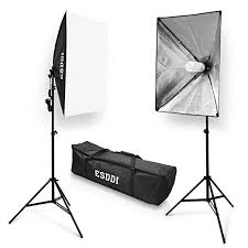 Esddi 20 X28 Softbox Photography Lighting Kit 800w Continuous Lighting System Photo Studi Photography Lighting Kits Photo Studio Equipment Softbox Photography